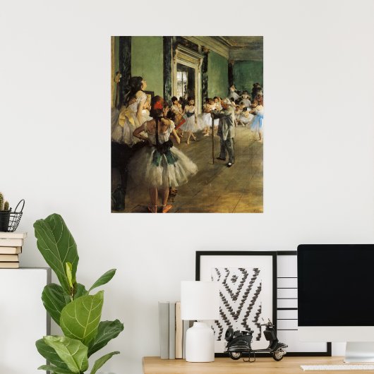 Edgar Degas La Classe de Danse Poster (Thuiskantoor)