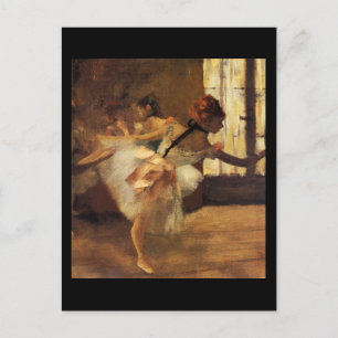 Edgar Degas La Répétition de Danse Briefkaart