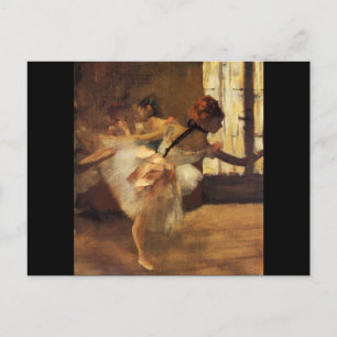 Edgar Degas La Répétition de Danse Briefkaart