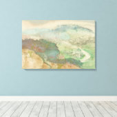 Edgar Degas - Landschap Canvas Afdruk (Insitu (Houten vloer))