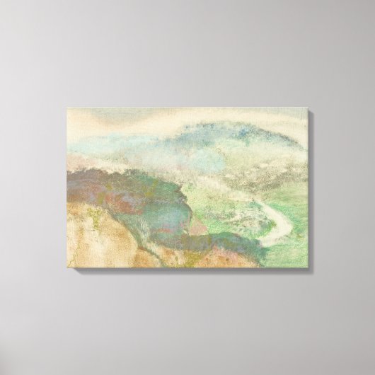 Edgar Degas - Landschap Canvas Afdruk (Voorkant)