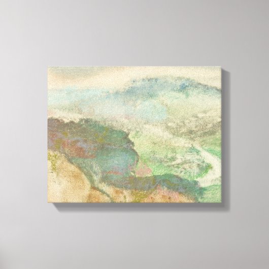 Edgar Degas - Landschap Canvas Afdruk (Voorkant)