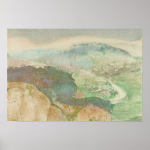 Edgar Degas - Landschap Poster