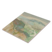 Edgar Degas - Landschap Tegeltje (Zijkant)