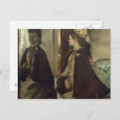 Edgar Degas | Madame Jeantaud in de spiegel Briefkaart (Voorkant / Achterkant)