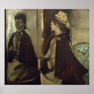Edgar Degas   Madame Jeantaud in de spiegel Poster
