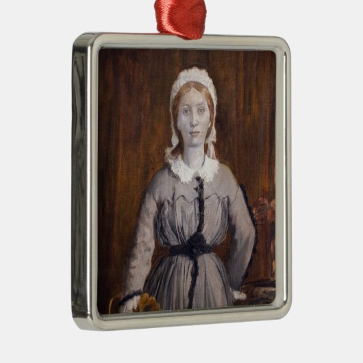 Edgar Degas - Marguerite de Gas Metalen Ornament (Rechts)