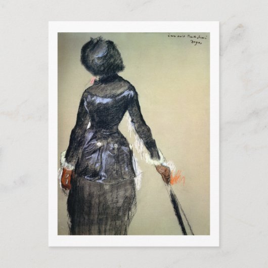 Edgar Degas | Mary Cassatt bij het Louvre Briefkaart (Voorkant)