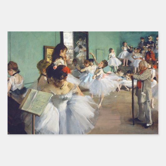 Edgar Degas - Masterstuks Selection Inpakpapier Vel (Voorkant)