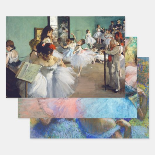 Edgar Degas - Masterstuks Selection Inpakpapier Vel (Set)