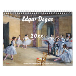 Edgar Degas Meesterwerken Selectie Kalender