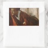 Edgar Degas - Melancholy Rechthoekige Sticker (Tas)