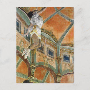 Edgar Degas Mevrouw La la bij de Cirque Fernando Briefkaart