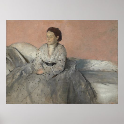 Edgar Degas Mevrouw Rene Impressionisme Art Poster (Voorkant)