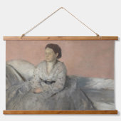 Edgar Degas Mevrouw Rene Impressionisme Art Wood W Hangend Wandkleed (Voorkant)
