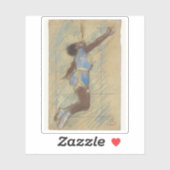 Edgar Degas - Miss Lala bij het Fernando Circus Sticker (Vel)