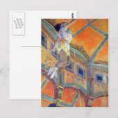 Edgar Degas - Miss Lala in Circus Fernando Briefkaart (Voorkant / Achterkant)