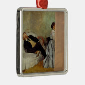 Edgar Degas | Monsieur en Madame Edouard Manet Metalen Ornament (Rechts)
