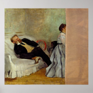 Edgar Degas Monsieur en Madame Edouard Manet Poster