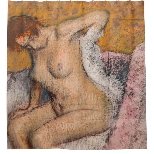 Edgar Degas - Na de Bath Douchegordijn (Voorkant)
