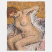 Edgar Degas - Na de Bath Fleece Deken (Voorkant)