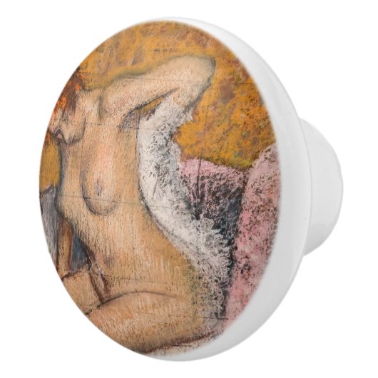 Edgar Degas - Na de Bath Keramische Knop (Rechts)