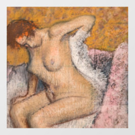 Edgar Degas - Na de Bath Raamsticker