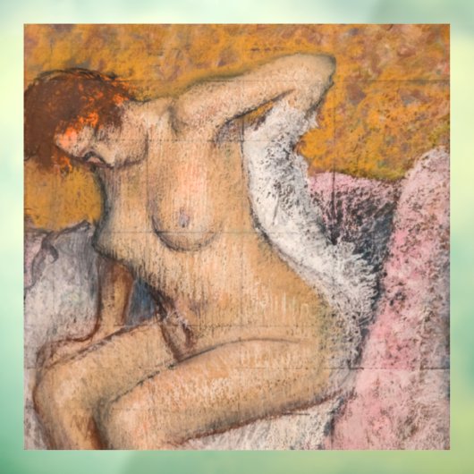 Edgar Degas - Na de Bath Raamsticker (Vel 3)