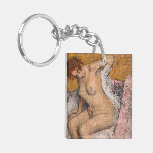 Edgar Degas - Na de Bath Sleutelhanger (Voorkant Links)