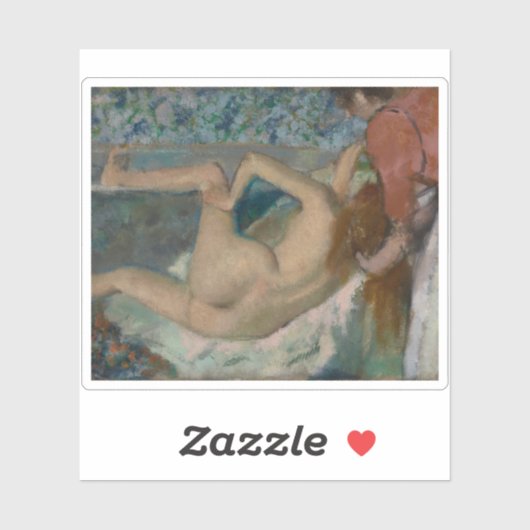 Edgar Degas - Na de Bath Sticker (Vel)