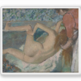 Edgar Degas - Na de Bath Sticker
