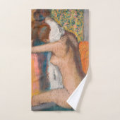 Edgar Degas - Na de Bath wemende vrouw nek Bad Handdoek (Handdoek)