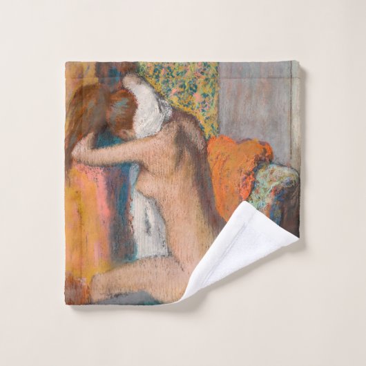 Edgar Degas - Na de Bath wemende vrouw nek Bad Handdoek (Wasdoekje)