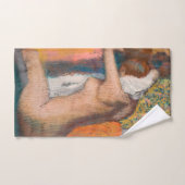 Edgar Degas - Na de Bath wemende vrouw nek Bad Handdoek (Handdoek)