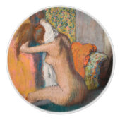 Edgar Degas - Na de Bath wemende vrouw nek Keramische Knop (Voorkant)