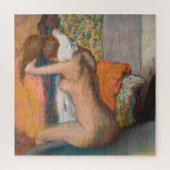 Edgar Degas - Na de Bath wemende vrouw nek Legpuzzel (Verticaal)