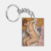 Edgar Degas - Na het bad Sleutelhanger (Voorkant Links)