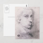 Edgar Degas: Onderzoek naar het zelfportret Briefkaart (Voorkant / Achterkant)