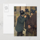 Edgar Degas | Op de beurs, c.1878-79 Briefkaart (Voorkant / Achterkant)