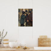 Edgar Degas | Op de beurs, c.1878-79 Poster (Keuken)