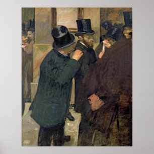 Edgar Degas   Op de beurs, c.1878-79 Poster