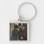 Edgar Degas | Op de beurs, c.1878-79 Sleutelhanger (Voorkant)