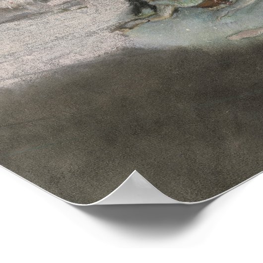 Edgar Degas, Op het podium, 1876-1877 Poster (Hoek)