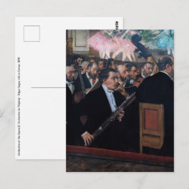 Edgar Degas - Orchestra in de Opera Briefkaart