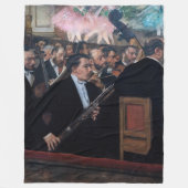 Edgar Degas - Orchestra in de Opera Fleece Deken (Voorkant)