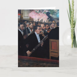 Edgar Degas - Orchestra in de Opera Kaart