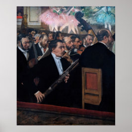 Edgar Degas - Orchestra in de Opera Poster