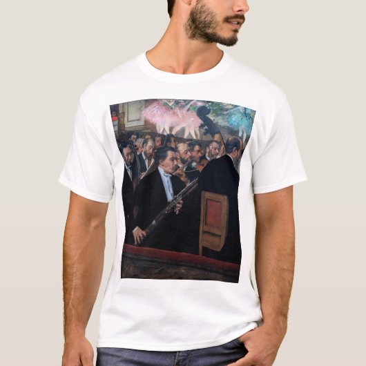Edgar Degas - Orchestra in de Opera T-shirt (Voorkant)