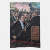 Edgar Degas - Orchestra in de Opera Theedoek (Verticaal)