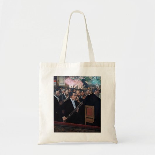 Edgar Degas - Orchestra in de Opera Tote Bag (Voorkant)